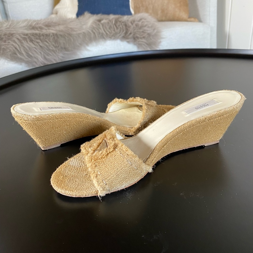 PRADA Wedge Slides